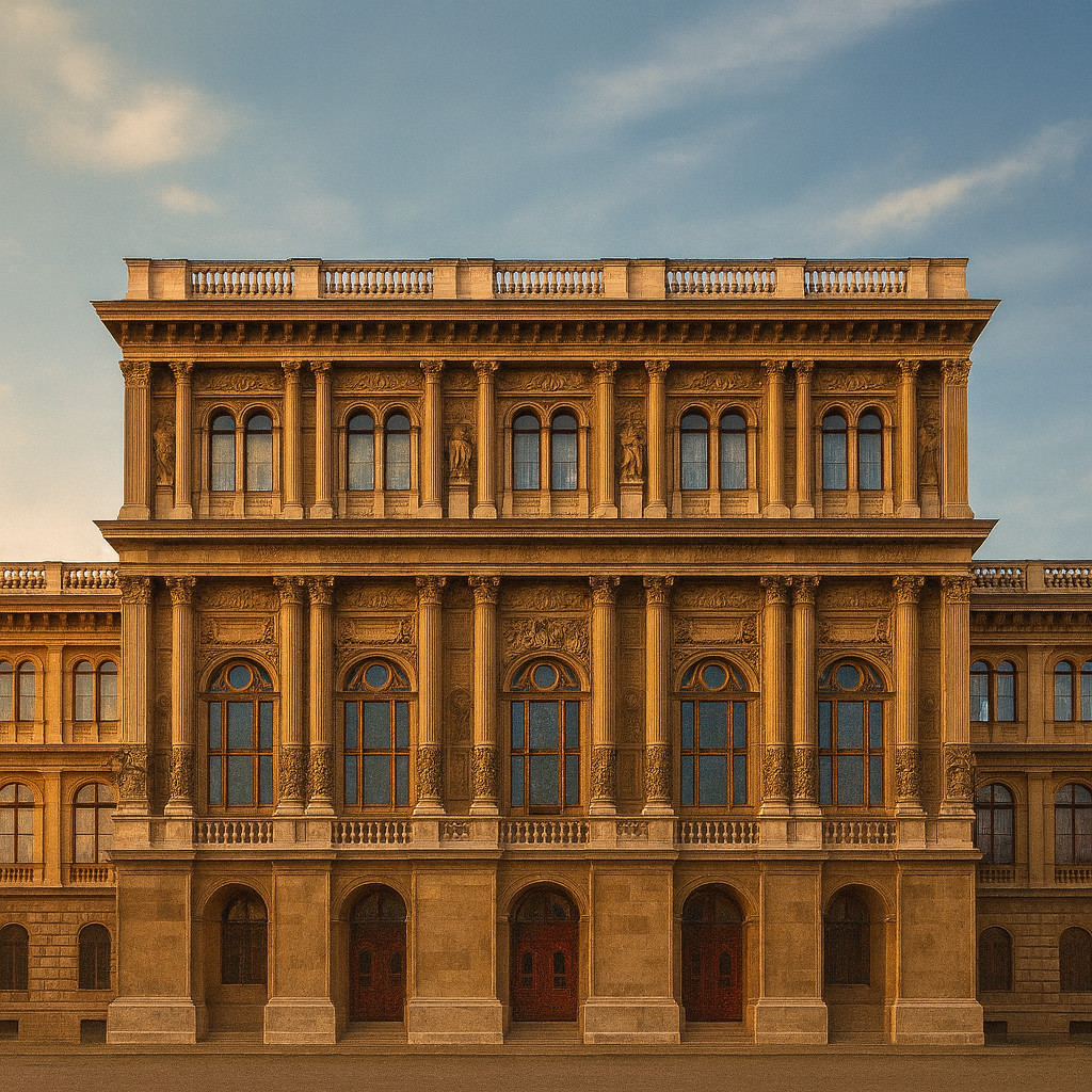 Academia de Ciencias de Hungría, edificio histórico del recorrido