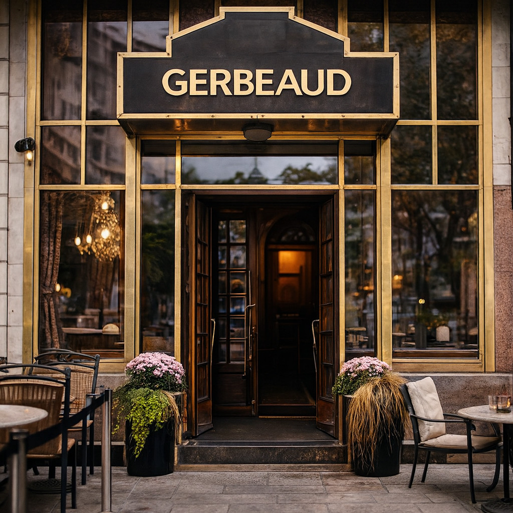 Café Gerbeaud de Budapest, famosa pastelería histórica