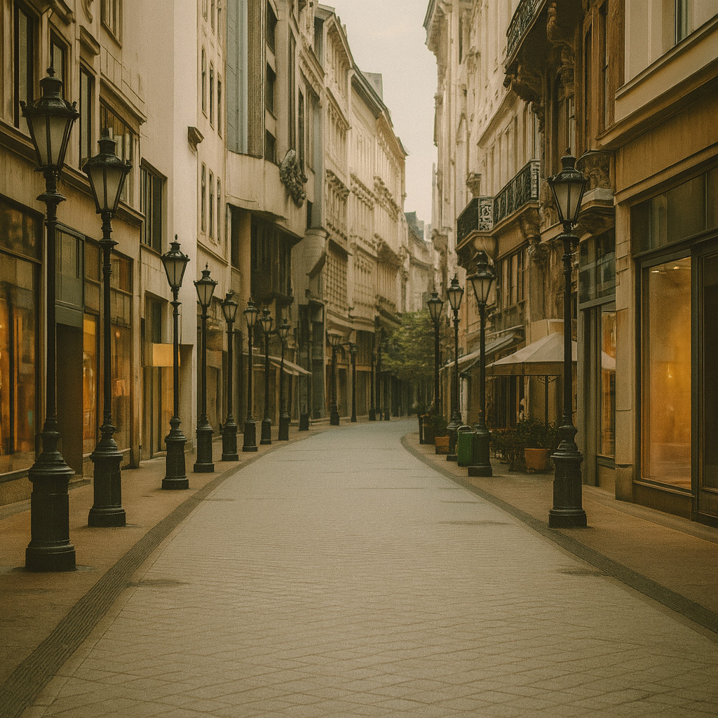 Calle Váci, la calle peatonal más famosa de Budapest