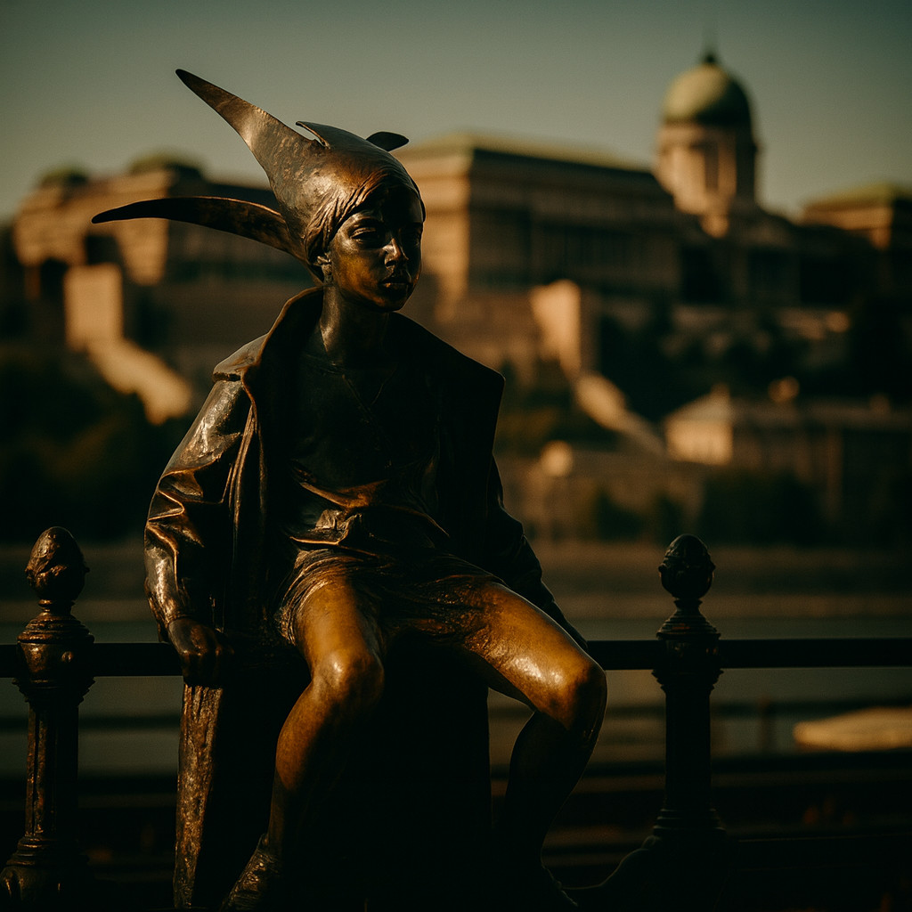 Estatua de la Pequeña Princesita junto al Danubio